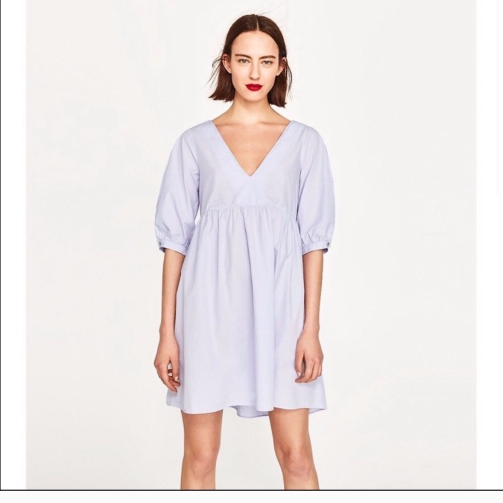 Zara | Light Lavender babydoll Dress Size Small